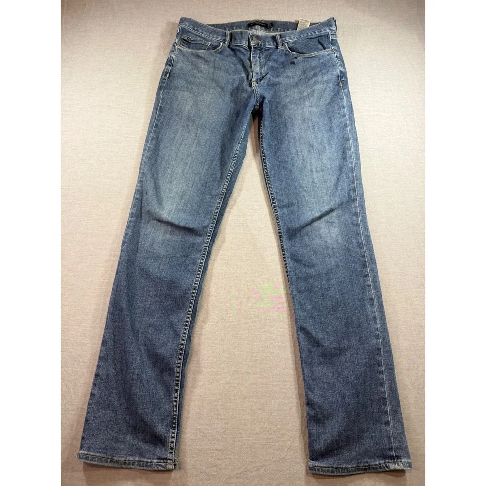 Banana Republic Slim Fit Jeans Mens‎ 34x34 Blue Fair Rapid Movement Denim